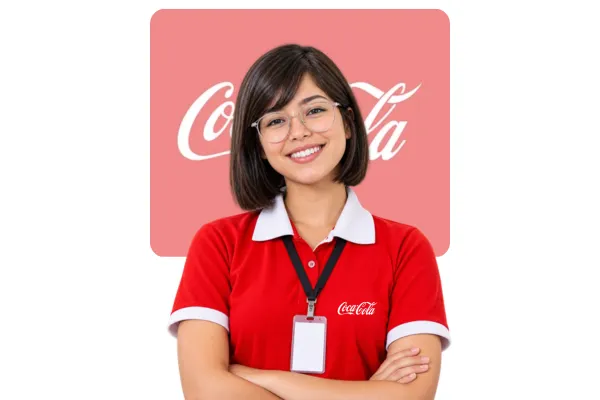 Jovem aprendiz na Coca-Cola
